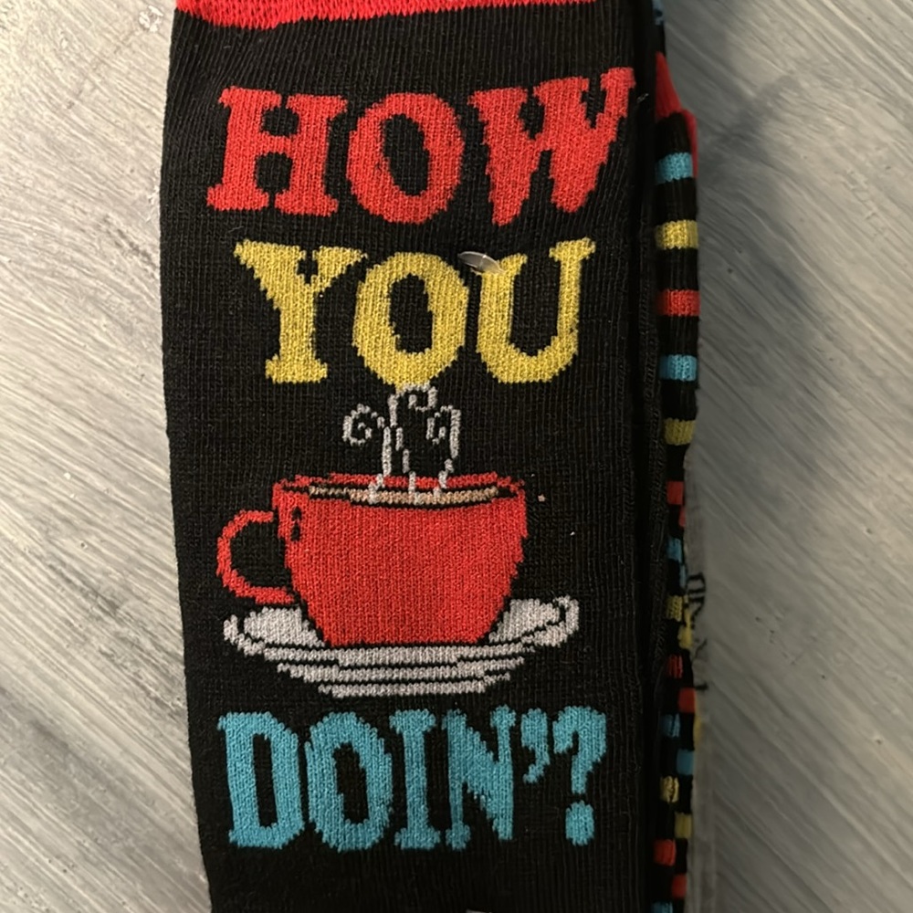 Friends How You Doin? Socks 2 pair, Size 6-12